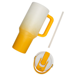 Aisamstar thể thao ngoài trời chai nước bằng thép không gỉ uống chai Gradient xe cup 40 oz Cốc có tay cầm - Product Image 5
