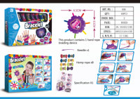 Vente en gros de machine à tricoter pour bracelet DIY pour filles jouet éducatif DIY Kit de fabrication de bracelet d'habillage