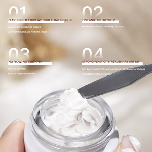 Missgooey เจลสร้างเจลแบบไม่ติดเจล3D ด้วยมือสำหรับการต่อเล็บ6สี15มล. ใหม่ล่าสุด - Product Image 4