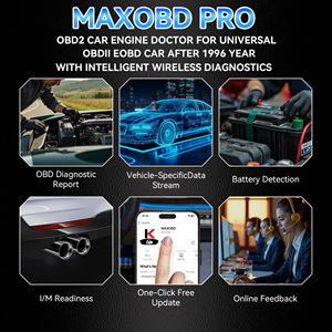 Herramienta <span class=keywords><strong>de</strong></span> Diagnóstico Automotriz KONNWEI MAXOBD PRO para Vehículos Compatibles con OBD2, Aplicación Gratuita, Escáner <span class=keywords><strong>de</strong></span> Sistema Completo para AUDI, BMW, Lexus - Product Image 6