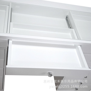 Hiện đại điều Hành Văn phòng máy tính tủ quần áo bảng với dưới ngăn kéo kính gỗ Bảng cho phòng ngủ khách sạn phòng khách lưu trữ tính năng - Product Image 6