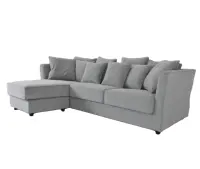 Nisco Modern oturma odası mobilya çağdaş L şekil kesit kanepe, gri