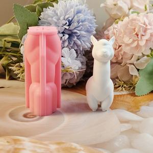 Moldes de fundición de resina hechos a mano para adornos decorativos DIY Moldes de alpaca de silicona de estilo Ins W0227 - Product Image 1