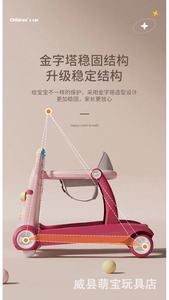 Poussettes musicales pliantes pour nouveau-nés garçons et filles avec roues et siège, trotteur à roulettes pour bébés - Product Image 5