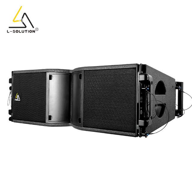 K208 Hot Selling High Quality 8 Inch Double Line Array Speakers Box Professional Passive Neodymium 8Ohm 500W/2000W Hi-Res Audio