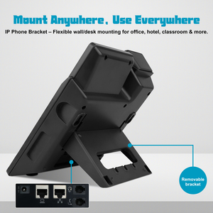 Téléphone <span class=keywords><strong>VoIP</strong></span> SC12 <span class=keywords><strong>SIP</strong></span> V2 avec alimentation PoE, écran LCD 128x64, audio HD, conférence multilingue, téléphone IP pour la maison et le bureau - Product Image 2