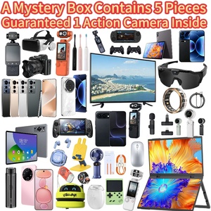 Caja Misteriosa al por Mayor con Cámara <span class=keywords><strong>de</strong></span> Acción Garantizada, 5 Artículos Electrónicos Aleatorios, Tablet, Consola <span class=keywords><strong>de</strong></span> Juegos, Soporte para Auriculares, Cajas <span class=keywords><strong>de</strong></span> Regalo - Product Image 5