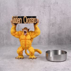 XR Dragon Balling Theatre Version de la figurine d'<span class=keywords><strong>action</strong></span> Golden Great Ape Gorilla Ornements Poupée <span class=keywords><strong>Cendrier</strong></span> Great Ape - Product Image 2