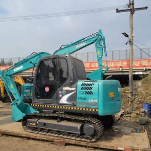 Excavadora hidráulica agrícola usada KOBELCO de 7 toneladas SK70 SK60 SK 200-8 a bajo precio, excavadora pequeña de cadenas usada Kobelco SK75-8 - Product Image 6