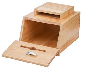 <span class=keywords><strong>Plateau</strong></span> <span class=keywords><strong>de</strong></span> service durable en bois d'olivier couleur marron, boîte cadeau décorative pour la maison avec lettres gravées en forme <span class=keywords><strong>de</strong></span> croix – Suggestion - Product Image 5
