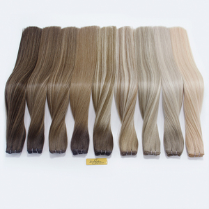 Extensiones de Cabello Humano Remy Rubio Slavic de Alta Calidad, Doble Trama, Decoloradas, para Micro-Link, Venta al Por Mayor Luxsea - Product Image 2