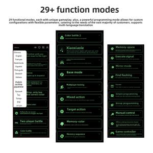 Set de Entrenamiento de Reacción Ágil con Luces Inalámbricas de Inducción para Fútbol y Baloncesto, Versión de 8 Luces, Control por APP, Plástico y Silicona FY-03 - Product Image 2