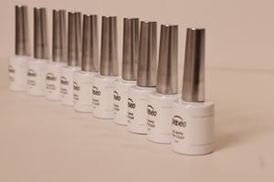 PJ-8 usine marque privée meilleur ongles art couleur produit professionnel uv led clair brillant sans essuyage couche de finition couche de base gel vernis - Product Image 3