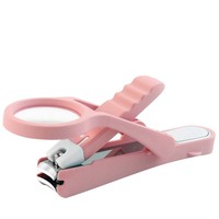 Coupe-ongles multifonctionnel anti-éclaboussures innovant avec loupe intégrée, adapté aux personnes âgées, au design créatif
