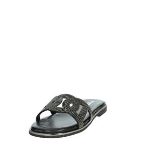 Sandali piatti da donna Valleverde neri 32030 stile slip-on - Product Image 6