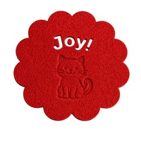 Sous-verre rond en feutre à bords festonnés, 12 pétales, doux, antidérapant, résistant à la chaleur, décoration de table pour la maison et les fêtes