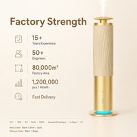 Nouveau diffuseur d'arômes électrique sans eau, rechargeable, en alliage d'aluminium, machine à parfum intelligente sans fil pour la maison