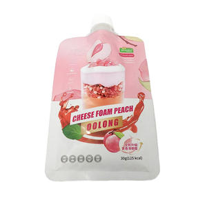30g Emballage écologique Sac à capuchon refermable Pochette debout avec bec pour fromage mousse pêche Oolong Autres aliments - Product Image 3