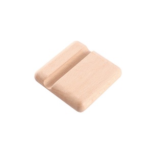 Wooden Phone And <b>Tablet</b> <b>Stand</b> Adjustable Desktop Holder Beech Wood For Home Office Gift - Product Image 3