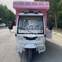 Kiosque mobile de restauration rapide en acier inoxydable pour snacks, hot-dogs et glaces, utilisation extérieure, garantie 2 ans, résistant à la rouille