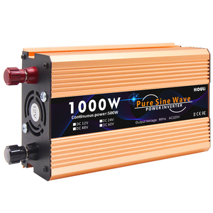 HOULI <span class=keywords><strong>12V</strong></span> Dc Ac 1000 Watt Power Inverter Generator <span class=keywords><strong>12V</strong></span> Inverter <span class=keywords><strong>12V</strong></span> <span class=keywords><strong>220V</strong></span> Pure Sine Convertidor <span class=keywords><strong>De</strong></span> Corriente <span class=keywords><strong>Para</strong></span> <span class=keywords><strong>Auto</strong></span> - Product Image 1