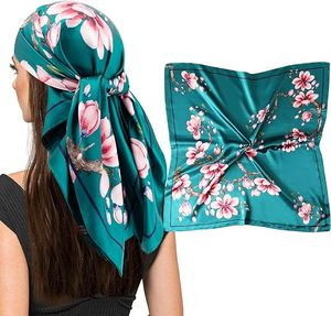 Sciarpa quadrata in seta da 35 pollici-sciarpa in raso di moda da <span class=keywords><strong>donna</strong></span> <span class=keywords><strong>Bandana</strong></span> <span class=keywords><strong>per</strong></span> avvolgere i <span class=keywords><strong>capelli</strong></span> di notte - Product Image 1
