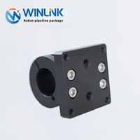 Winlink kemasan pipa Robot enam sumbu, paket Pipa Robot Front End mendukung konektor aluminium hitam seri R27/34 bersertifikat CE