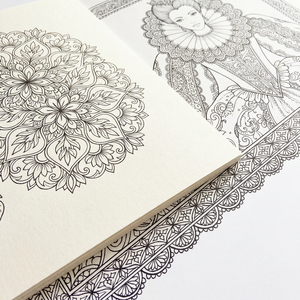Ensemble de livres de <span class=keywords><strong>coloriage</strong></span> pour adultes de qualité supérieure, thème fantaisie et contes de fées, pages en papier pour soulager le stress et stimuler la créativité, couverture souple - Product Image 4
