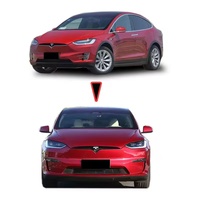 Para Tesla Model X, Kit de parachoques automático, actualización delantera y trasera con Material de fibra de vidrio de hierro ABS, incluye Clips