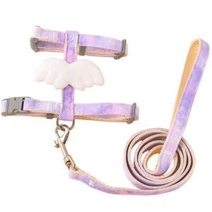 Tali kekang kucing nilon ringan dan fleksibel, tali kucing pola garis-garis untuk petualangan luar ruangan yang mudah - Product Image 4