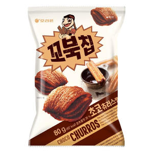 חטיפים מיובאים קוריאה 0r0n langeligelang מרק תירס טעם צב פריך חטיפים אקזוטיים - Product Image 5