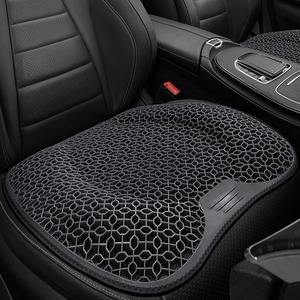 Coussin de siège ergonomique en gel nid d'abeille respirant pour voiture, bureau, maison, lavable, léger et offrant un bon soutien (1 pièce) - Product Image 1