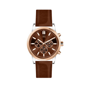 Reloj Cronógrafo Venture Edge de 44 mm para Hombre, Estilo Casual de Negocios, con Correa de Cuero, Movimiento de Cuarzo Analógico, Estilo Elegante - Product Image 5