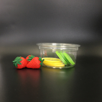 Conteneur alimentaire PP de qualité alimentaire populaire, diamètre 116 mm, capacité 12 oz, pour les fêtes, le camping, les pique-niques à emporter