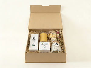 Caja de envío plegable de cartón corrugado tipo B/E para marcas en línea de perfumes, con caja interior rígida para regalo. - Product Image 2