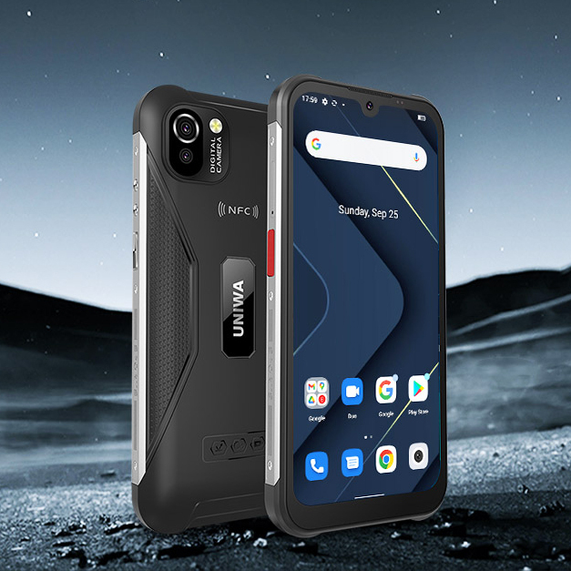2024 Global 4G 5.7 Inch IPS Touch Screen Dustproof  Waterproof 3GB NFC Android 12. Unlock IP65 Rugged Smartphone