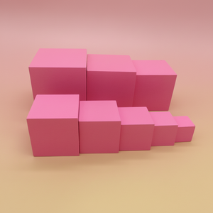 Set di Giocattoli Educativi Montessori in Legno JET, Torre Sensoriale Rosa per Bambini - Apprendimento Precoce Certificato CE, Età 4-6 - Product Image 4