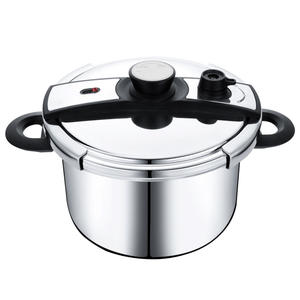 <span class=keywords><strong>Olla</strong></span> <span class=keywords><strong>a</strong></span> Presión de Acero Inoxidable con Válvula de Resorte y <span class=keywords><strong>Doble</strong></span> Abrazadera para Cocina Casera, Apta para Inducción, Venta al por Mayor - Product Image 2