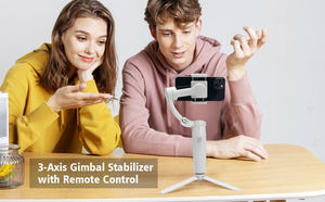 Stabilisateur vidéo pour téléphone portable, stabilisateur à 3 axes, bâton de selfie automatique avec trépied pour smartphone - Product Image 5