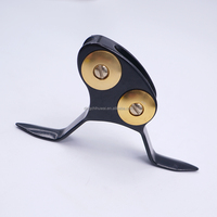 Accessoires de pêche en alliage d'aluminium, 5 tailles, guide-rouleau pour canne à pêche, pour la pêche à la traîne/à la ligne, modèle DingChi ZKKG
