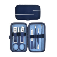 Kit de coupe-ongles professionnel, outils de soin des pieds, acier inoxydable, kit de toilettage pour hommes, 29 pièces, ensemble de manucure pour voyage et maison