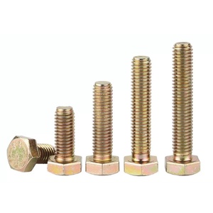 Vis à tête hexagonale robuste de 3/8 po x 3 po, entièrement filetée, zinguée, ASTM A325M A490 8S - Product Image 5