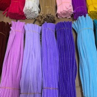 Kits d'artisanat éducatifs préscolaires DIY, assortiment de bâtonnets en coton colorés, fils pelucheux, nettoyeurs de tuyaux, matériaux écologiques pour la construction