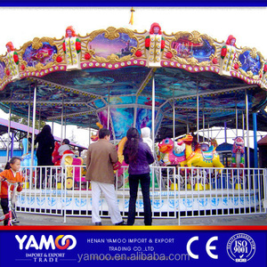 Chevaux de carrousel de fête foraine Yamoo / Chevaux à chevaucher en plastique à vendre - Product Image 6