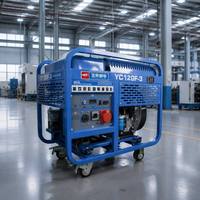 Générateur diesel Yuchai 12 kW 400 V YC12GF-3, puissance maximale 13 kW, fonctionnement continu 13,5 h, groupe électrogène à châssis ouvert avec AVR 1800 tr/min ATS