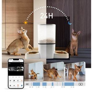 เครื่องให้อาหารแมวอัตโนมัติ 6 ลิตร พร้อมกล้องอัจฉริยะ - ตู้จ่ายอาหารแบบติดต่อกัน ขายดี - Product Image 6