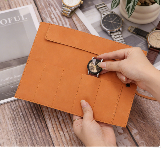 Portable Watch Strap Organizer Leather Watches