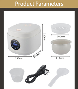 Mini cuiseur à riz électrique multifonctionnel 3L pour enfants avec tasse à mesurer pour usage domestique - Product Image 5