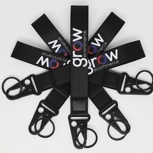 Custom Silk Printing Logo E-commerce Company Promotional Gift Personalized High Quality Nylon Key Holder <b>Lanyard</b> - Product Image 3