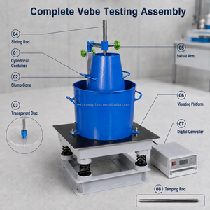 Digitaler <span class=keywords><strong>Vebe</strong></span>-Meter für Betonlabor zur Prüfung der Konsistenz und Verdichtungsleistung von steifem Betonmischungen - Product Image 5